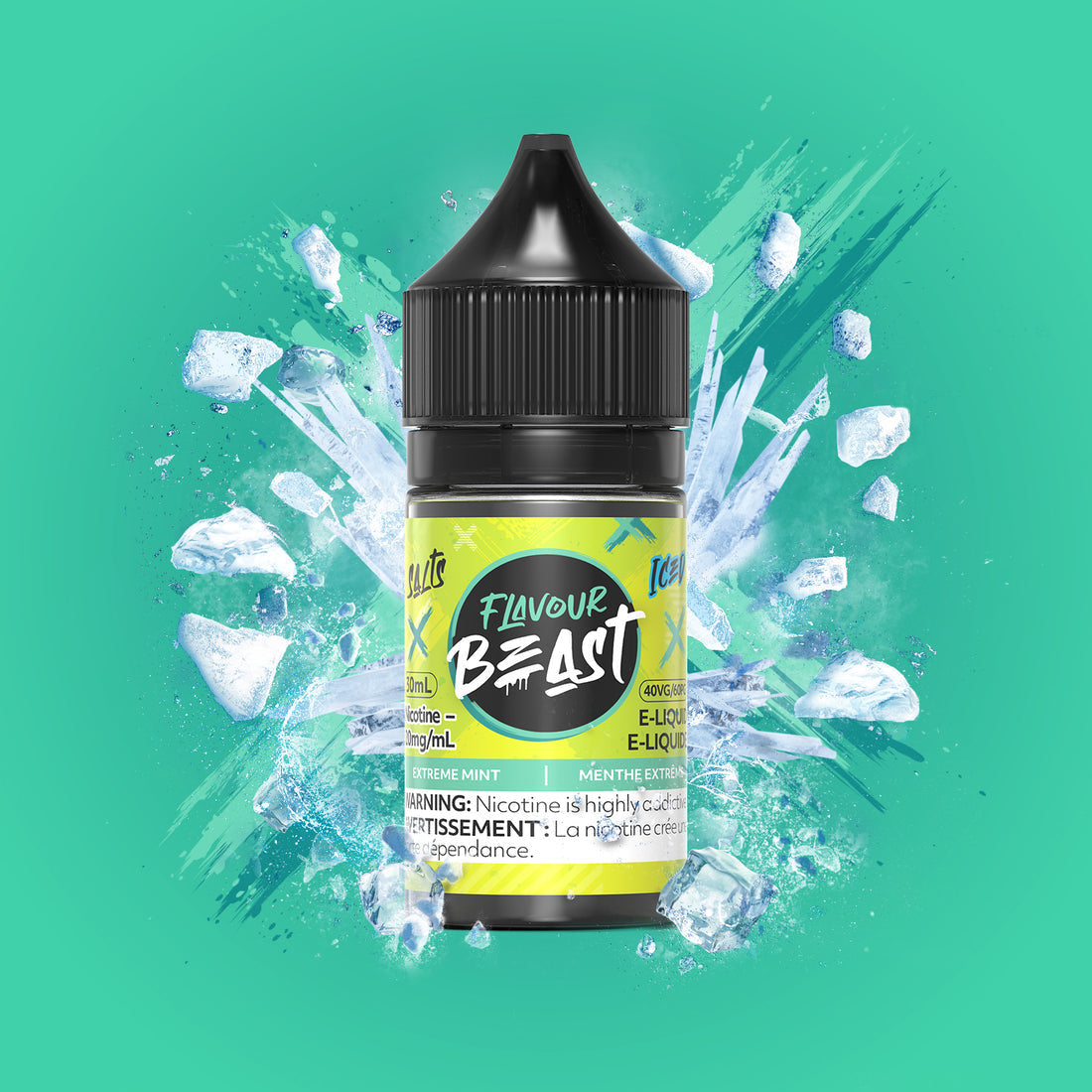 Flavour Beast E-liquid Extreme Mint Iced 10mg - 30ml (Provincial)