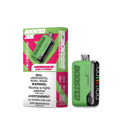 Boosted 30K Watermelon Ice Disposable Vape 20mg/ml (Provincial)