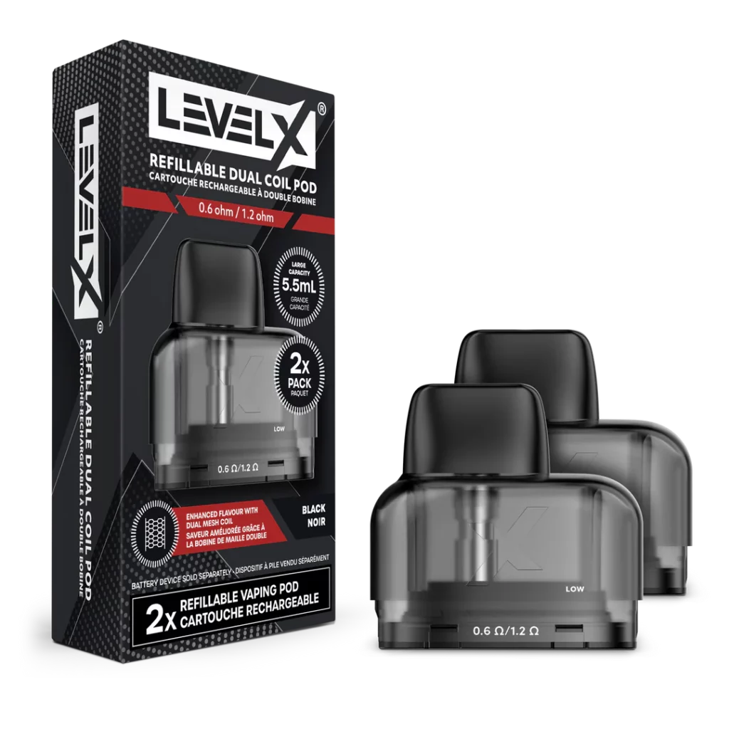 LevelX Refillable Dual Coil Pod (2 pk)