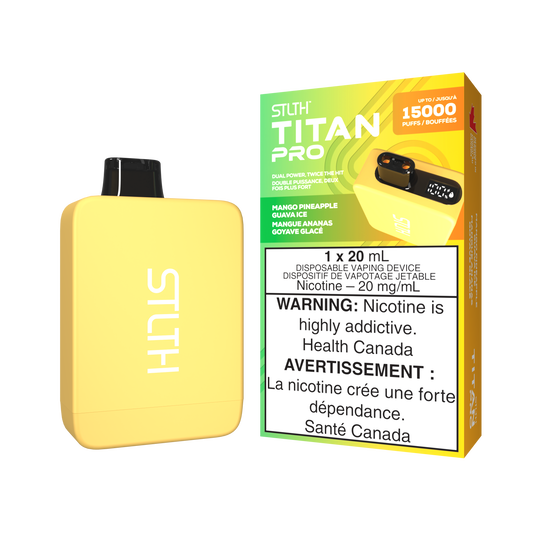 STLTH Titan Pro 15K Mango Pineapple Guava Ice Disposable (Provincial)