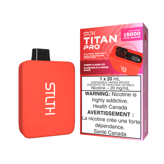 STLTH Titan Pro 15K Cherry Classic Ice Disposable (Provincial)