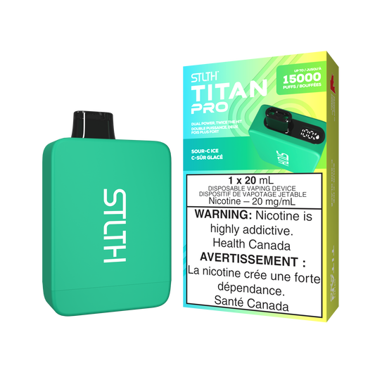 STLTH Titan Pro 15K Sour-C Ice Disposable (Provincial)