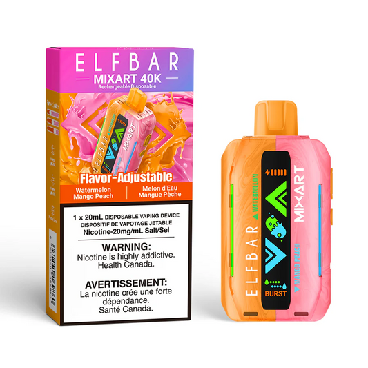 Elf Bar MixArt 40K Watermelon Mango Peach 20mg/mL disposable (Provincial)