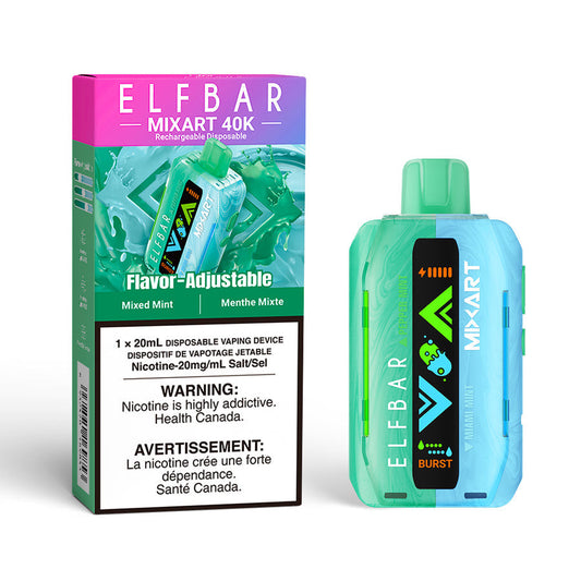 Elf Bar MixArt 40K Mixed Mint 20mg/mL disposable (Provincial)