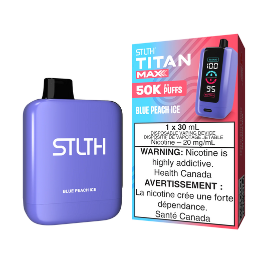 STLTH Titan Max 50K Blue Peach Ice Disposable 20mg/mL (Provincial)