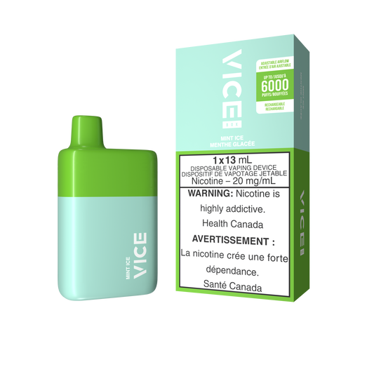 Vice Box 6000 Mint Ice 20mg/mL disposable (Provincial)