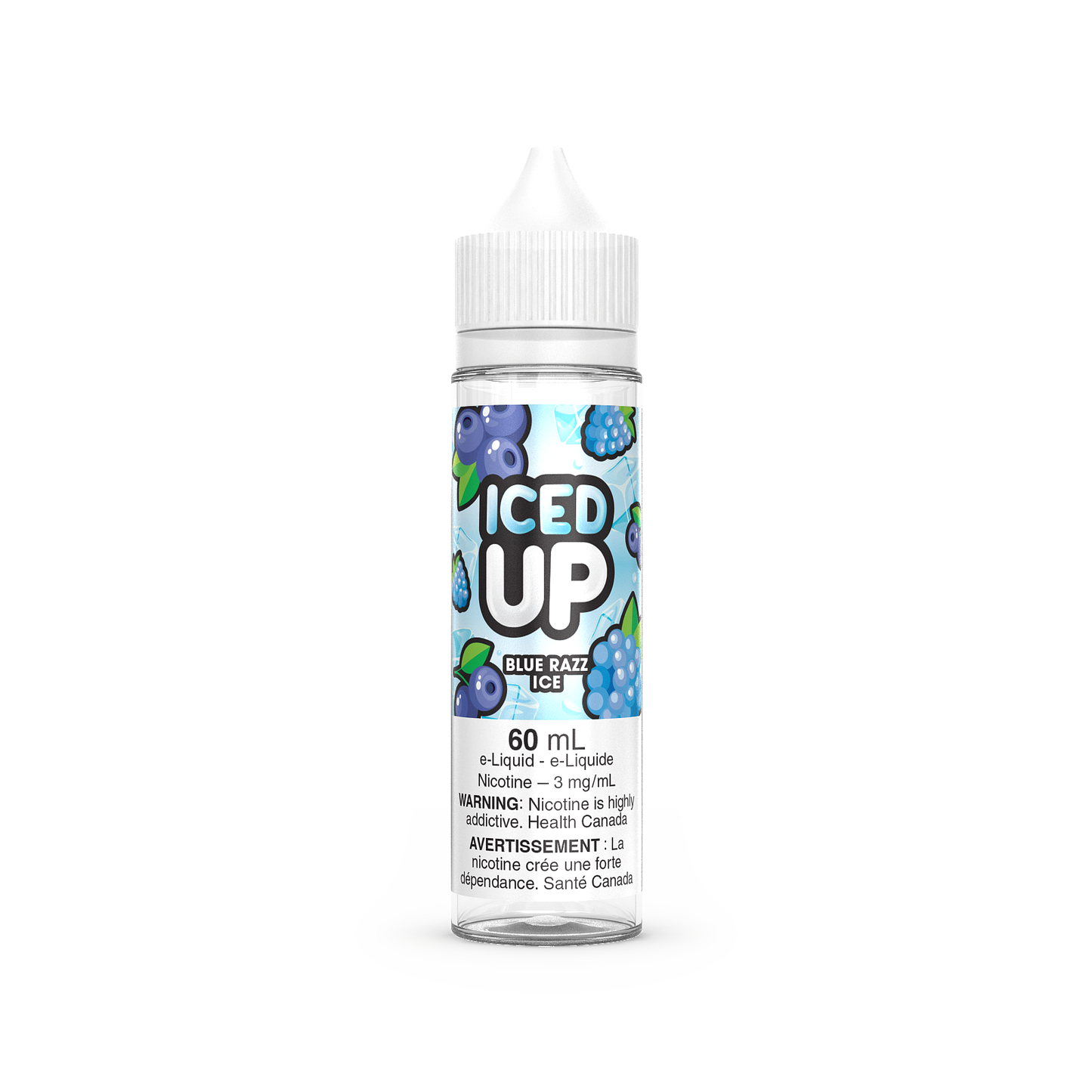 Iced Up E-Liquid Blue Razz Ice 6mg - 60ml (Provincial)