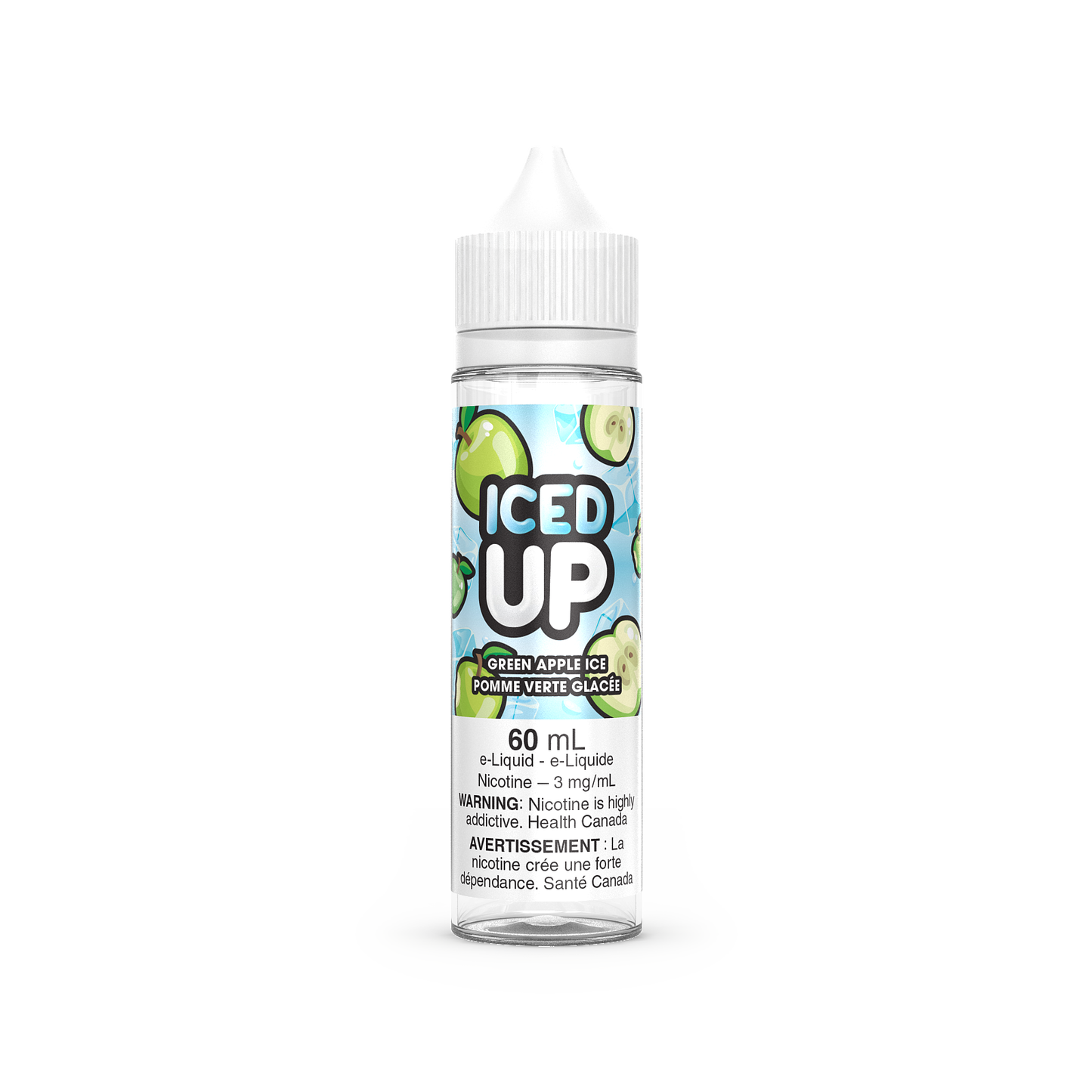 Iced Up E-Liquid Green Apple Ice 6mg - 60ml (Provincial)