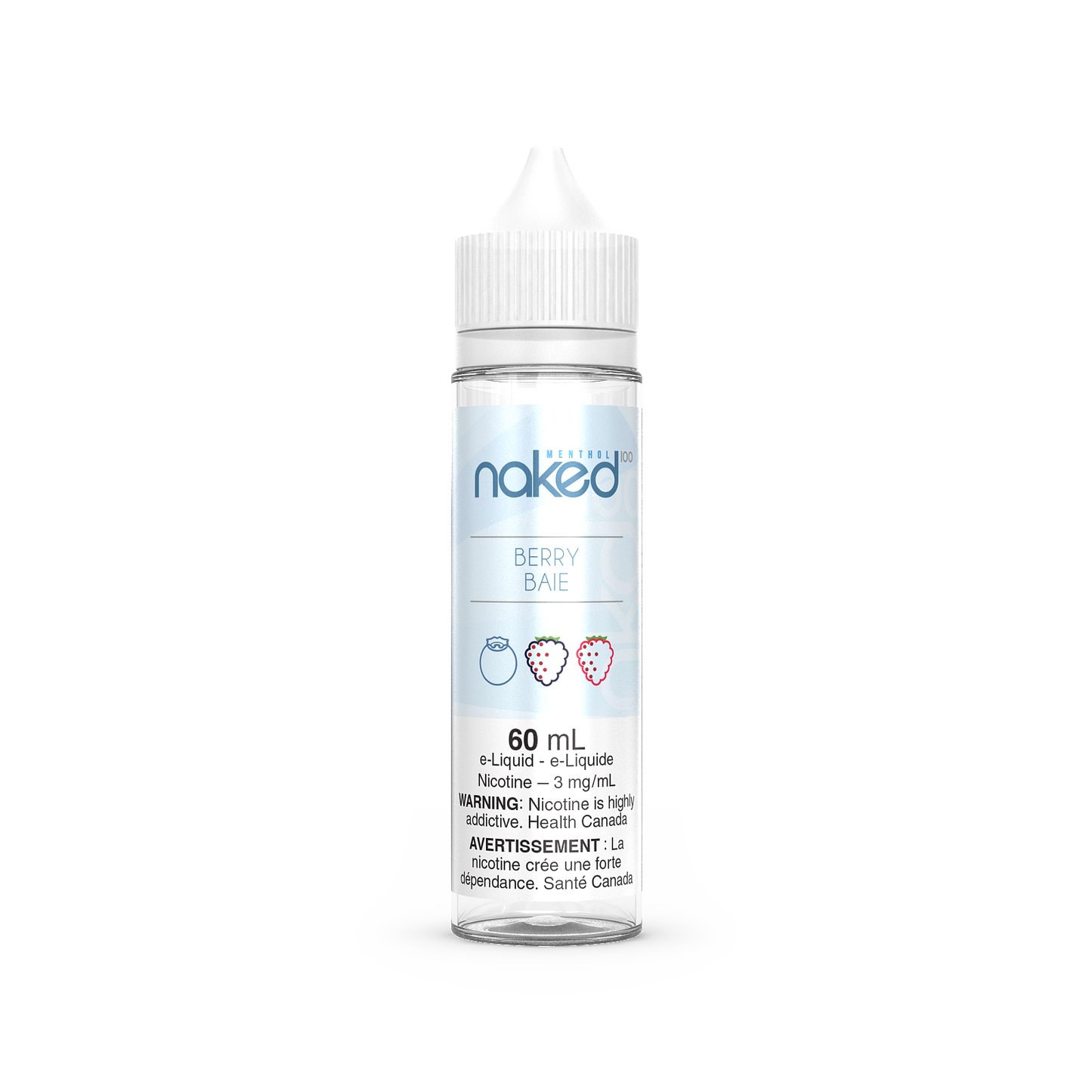 Naked E-liquid Berry (Menthol) 6mg - 60ml (Provincial)