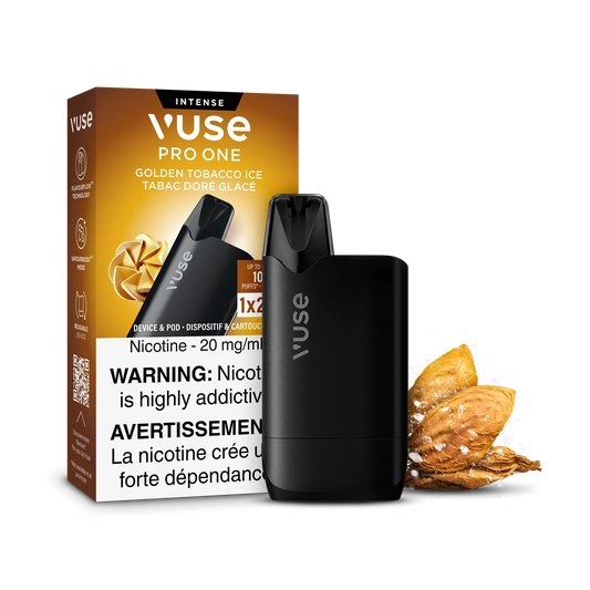 Vuse Pro One 1k ReadyToVape Golden Tobacco Ice 20mg/mL (Provincial)