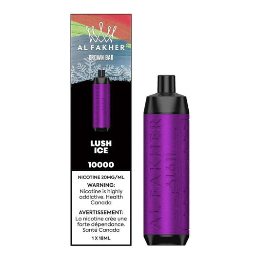 Crown Bar Al Fakher 10K Lush Ice 20mg disposable (Provincial)