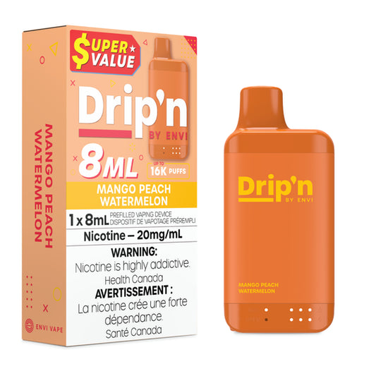 Drip’n 16k Mango Peach Watermelon 20mg/ml disposable (Provincial)