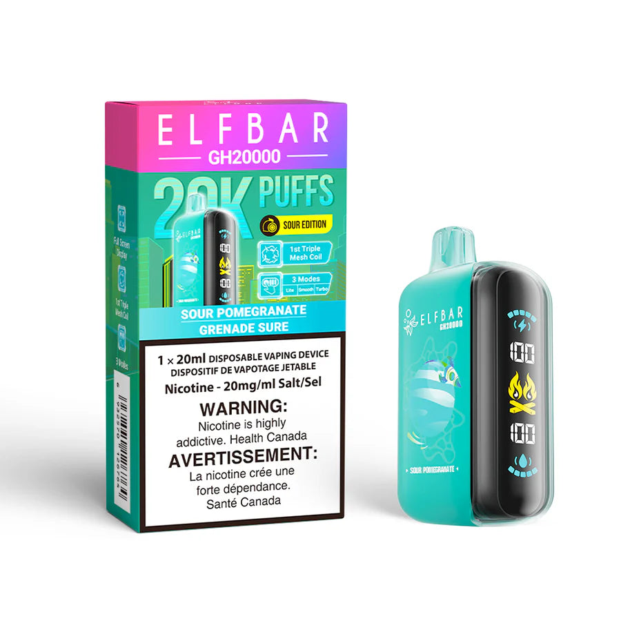 Elf Bar GH20K Sour Pomegranate 20mg/mL disposable (Provincial)