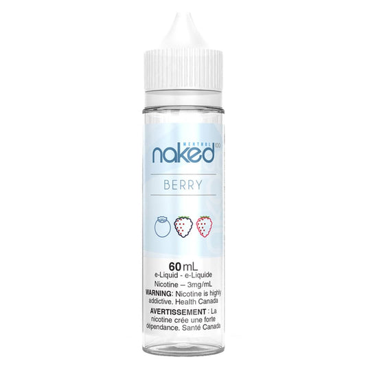 Naked E-liquid Berry (Menthol) 0mg - 60ml (Provincial)
