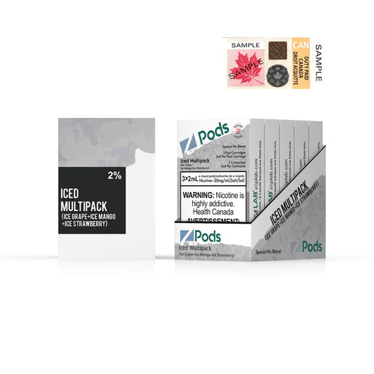 Zpods Iced Multipack 20mg (provincial)