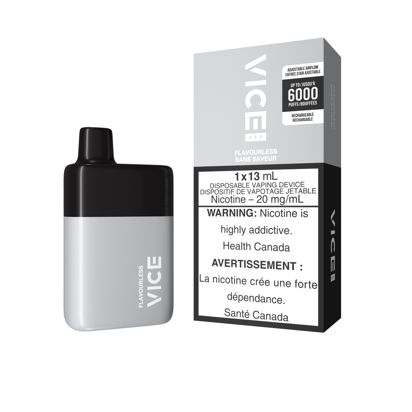 Vice Box 6000 Flavourless 20mg/mL disposable