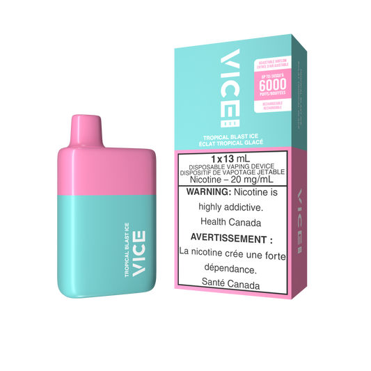 Vice box 6000 Tropical Blast Ice 20mg/mL disposable