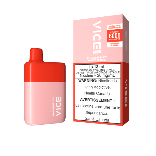 Vice Box 6000 Strawberry Ice 20mg/mL disposable