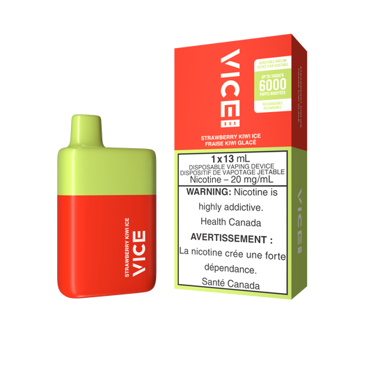 Vice box 6000 Strawberry Kiwi Ice 20mg/mL disposable