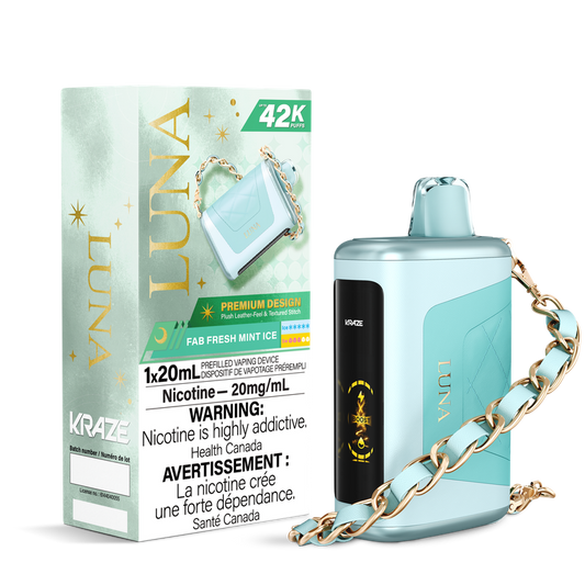 Kraze Luna 42K Fab Mint ice 20mg/mL Disposable (Provincial)