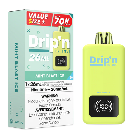 Drip’n 70K Mint Blast Ice 20mg/ml disposable (Provincial)