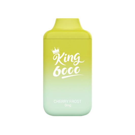 King Zero Bar Cherry Frost 0mg/ml disposable vape (Provincial)