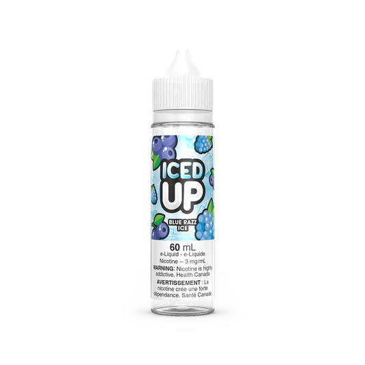 Iced Up E-Liquid Blue Razz Ice 3mg - 60ml (Provincial)