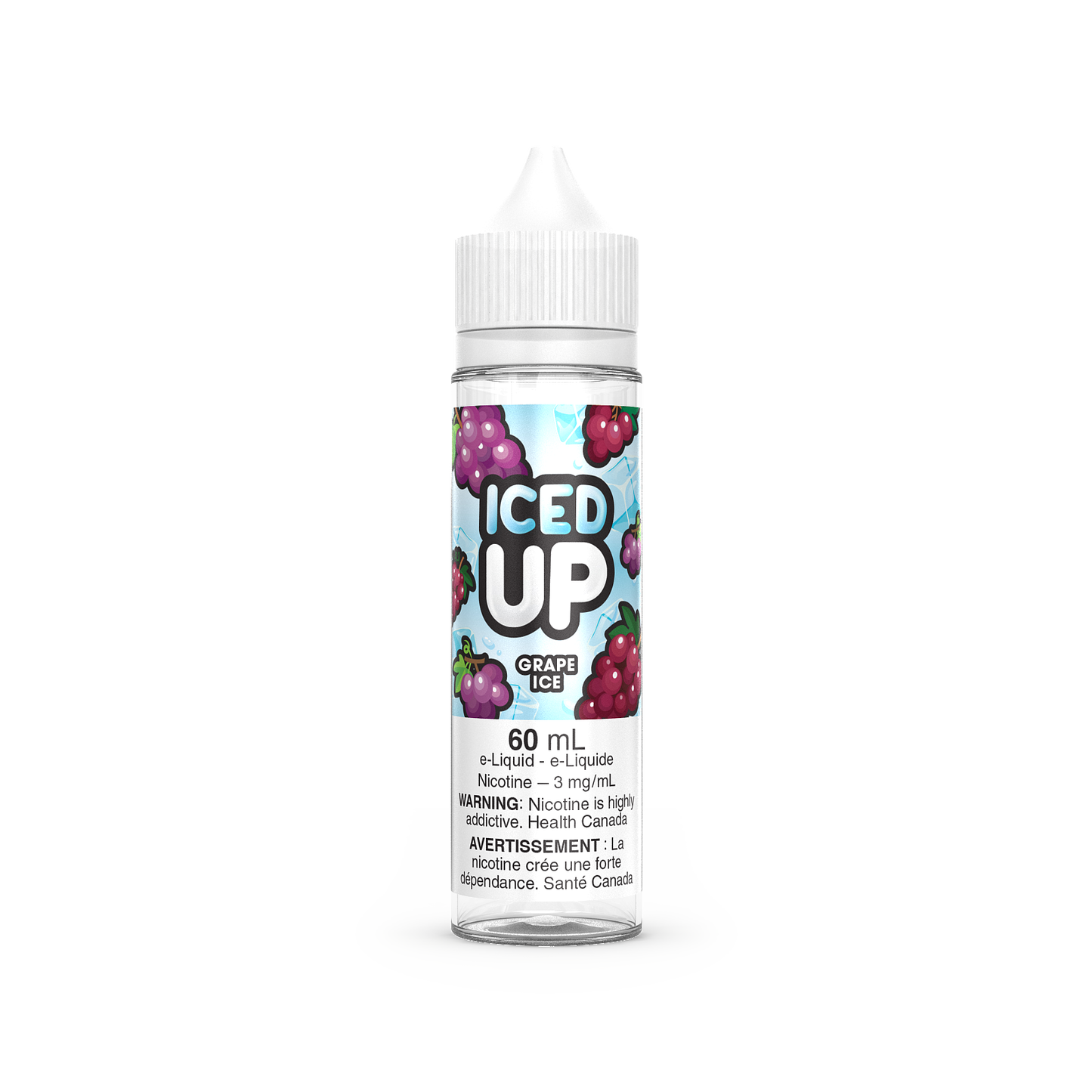 Iced Up E-Liquid Grape Ice 3mg - 60ml (Provincial)