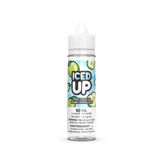 Iced Up E-Liquid Green Apple Ice 3mg - 60ml (Provincial)