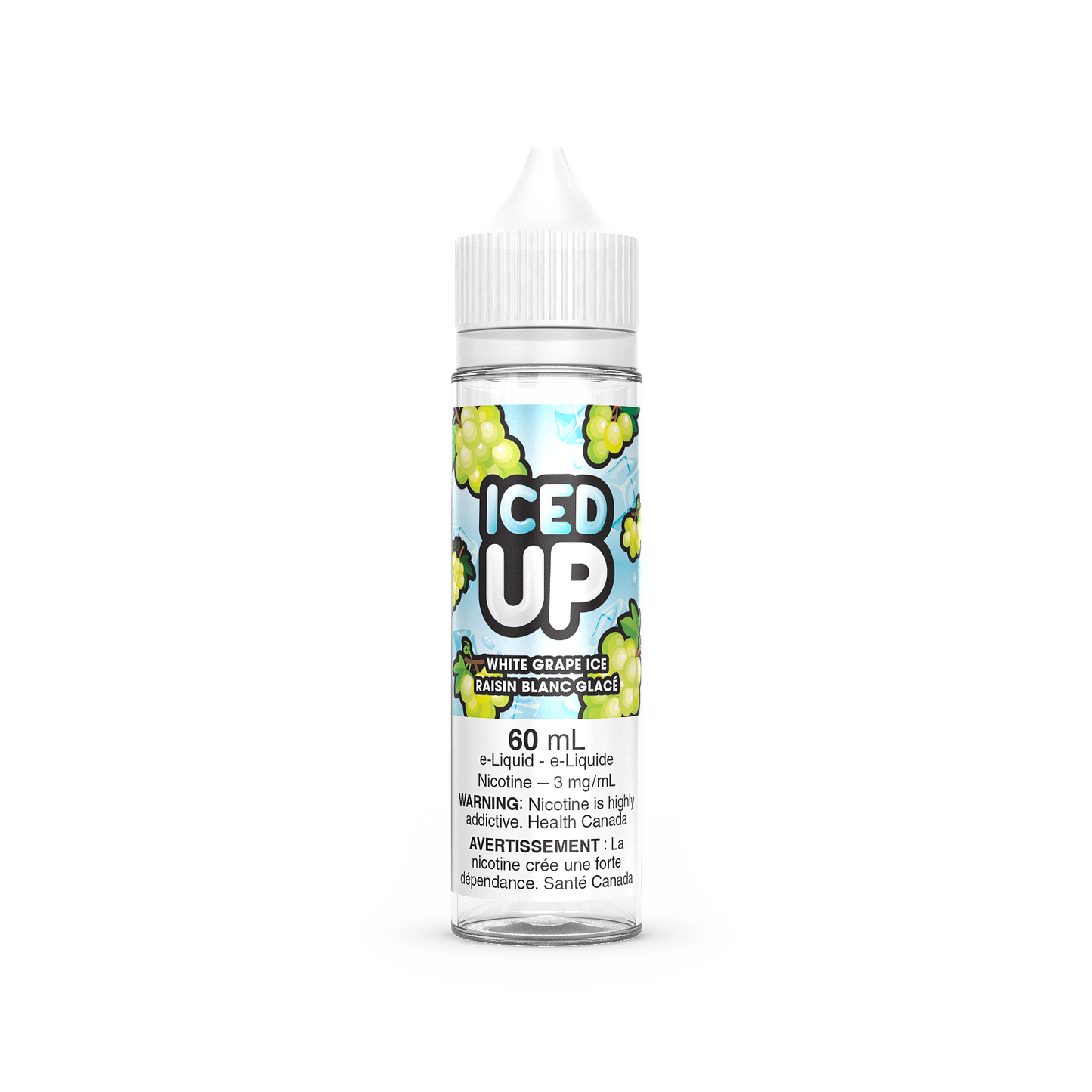 Iced Up E-Liquid White Grape Ice 3mg - 60ml (Provincial)