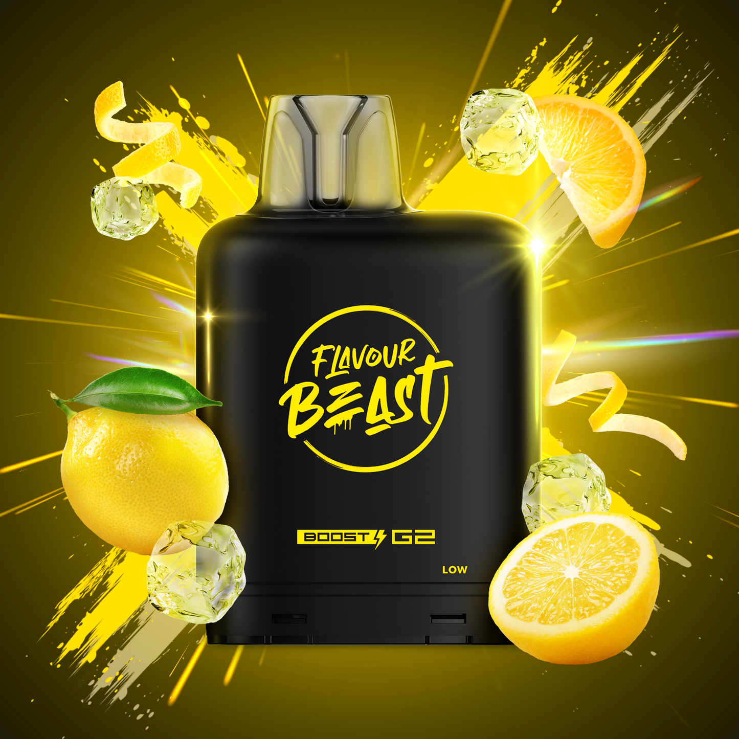 Flavour Beast LevelX Boost Pod G2 25K Lemon Squeeze 20mg (Provincial)