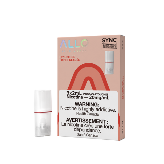 Allo Sync Lychee Ice 20mg/mL Pods