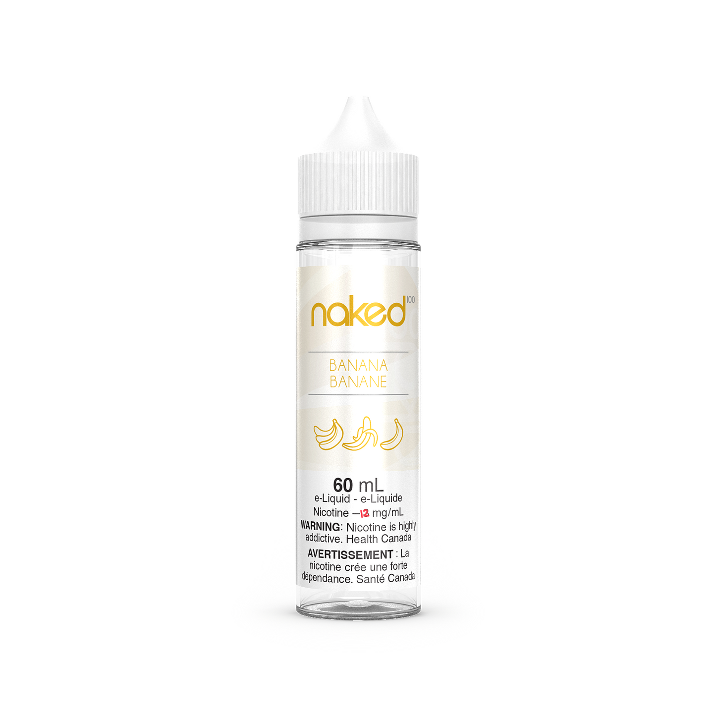 Naked E-liquid Banana 12mg - 60ml (Provincial)