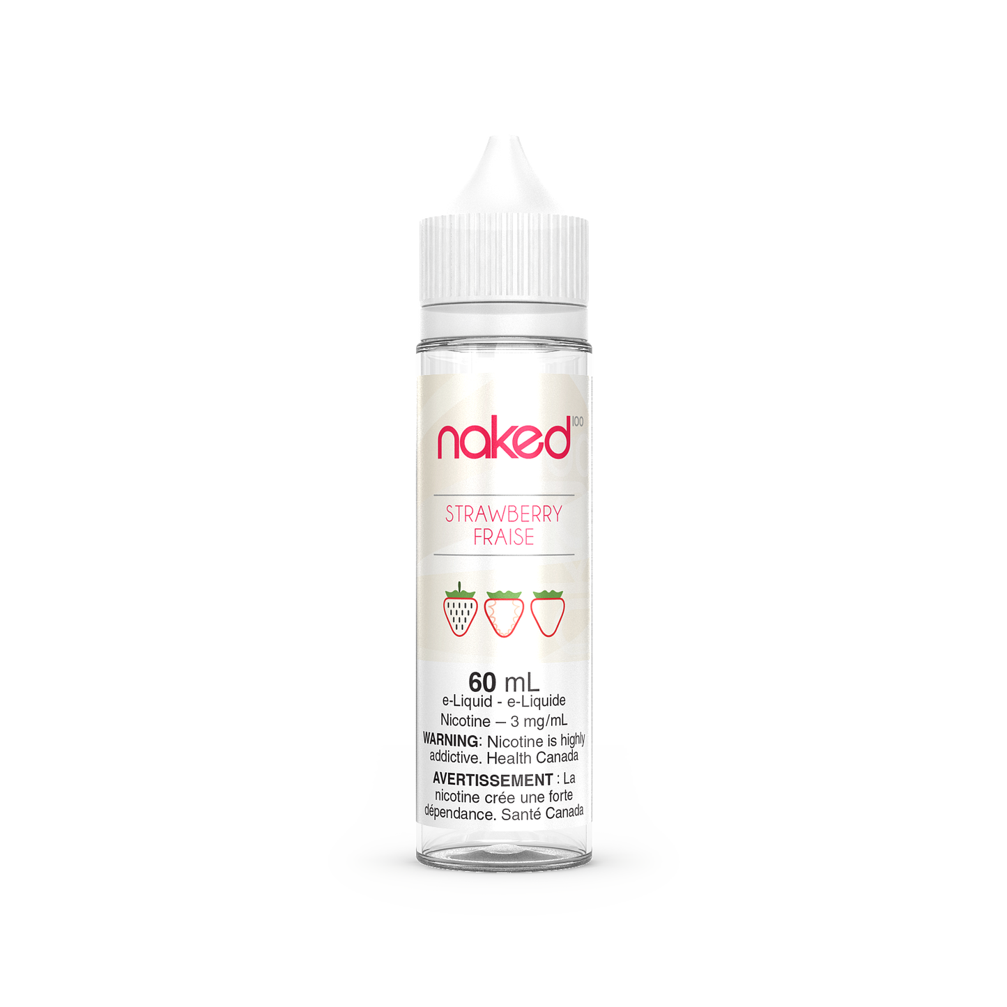 Naked E-liquid Strawberry 3mg - 60ml (Provincial)