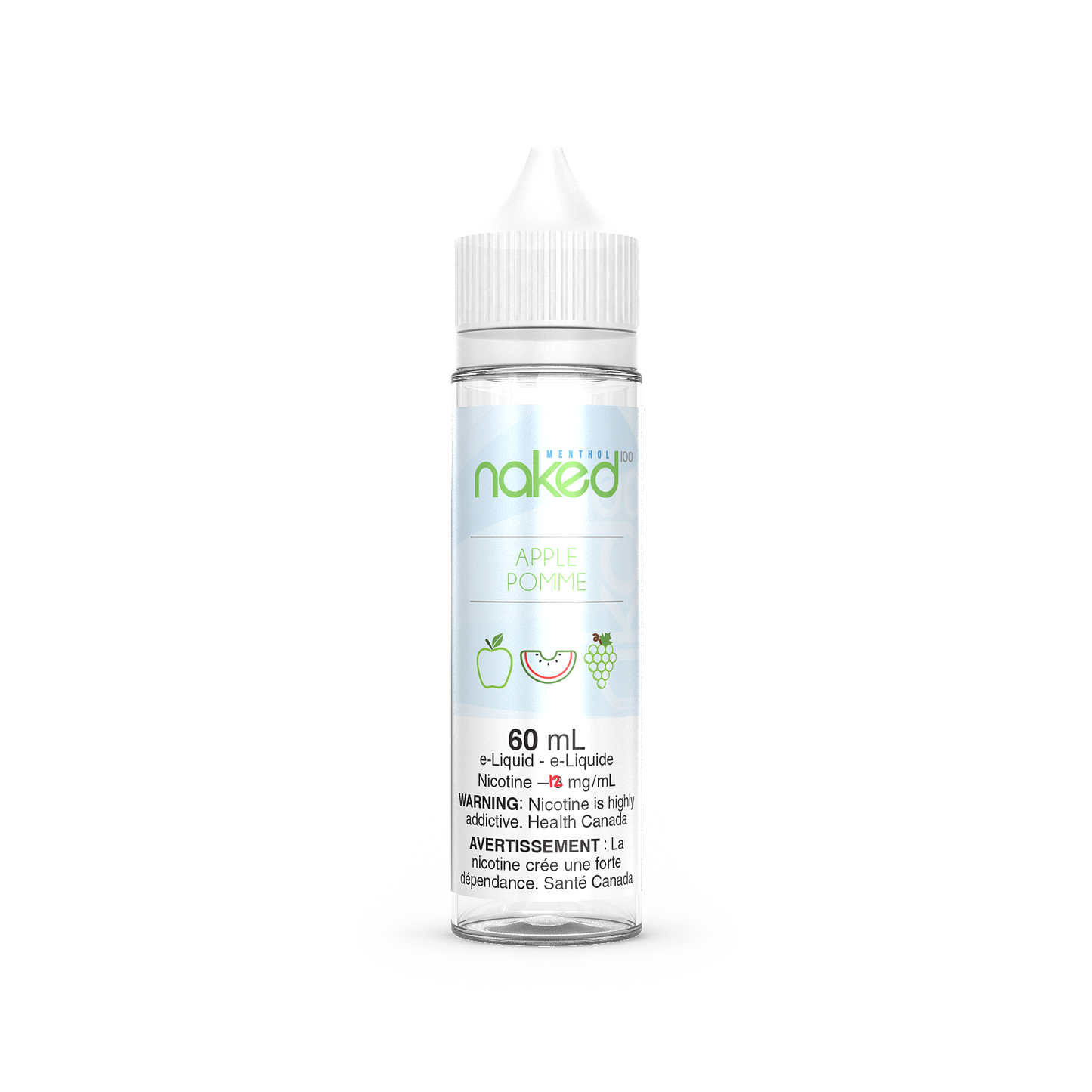 Naked E-liquid Apple (Menthol)  12mg - 60ml (Provincial)