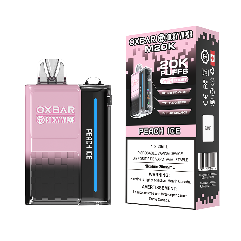 Oxbar M20K Peach Ice 20mg/ml disposable(Provincial)