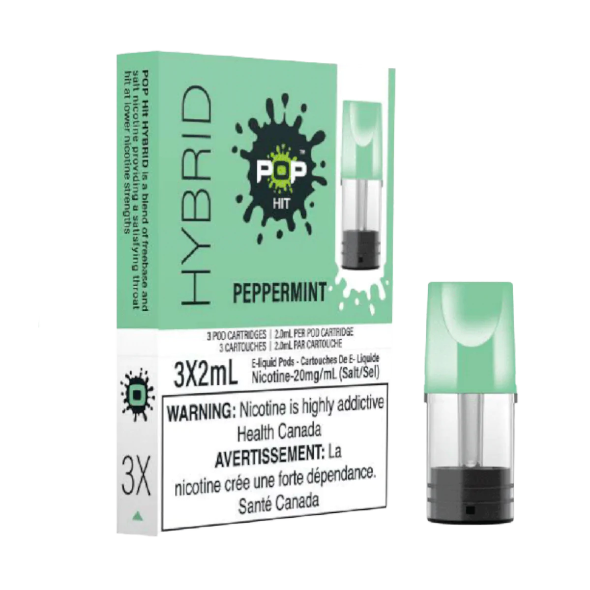 Pop Hit Peppermint Pods 20mg