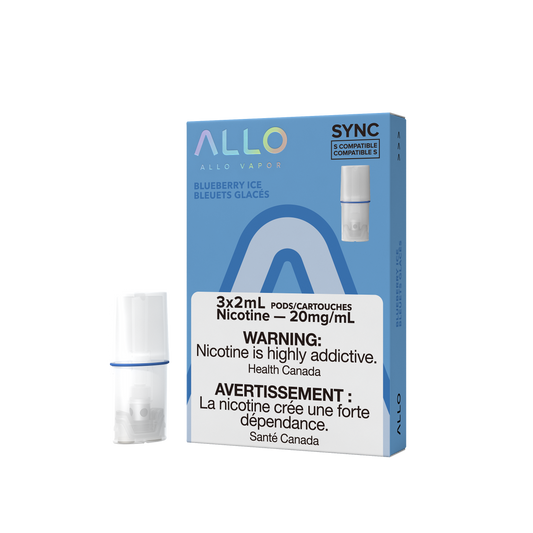 Allo Sync Blueberry Ice 20mg Pods