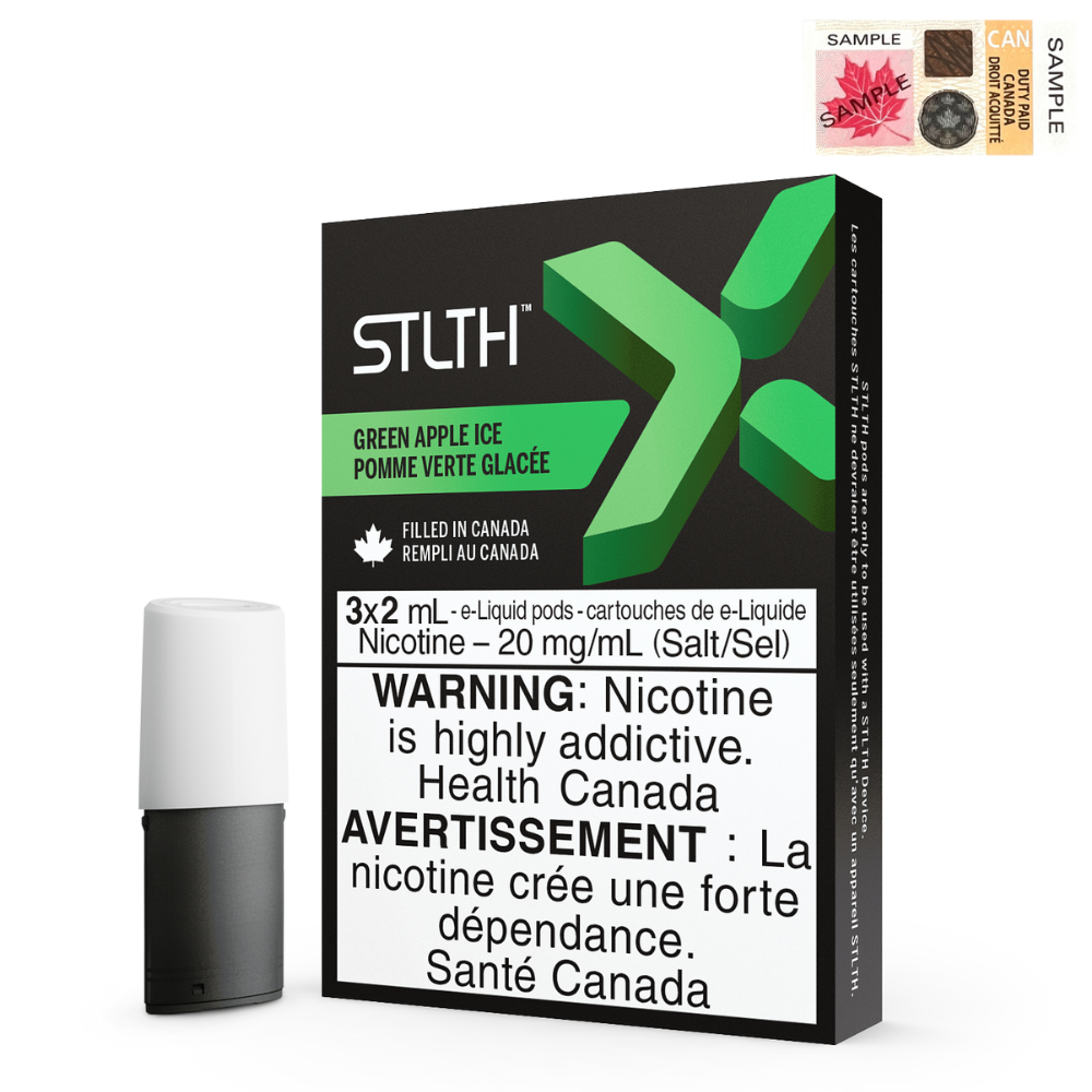 Stlth X Pod Green Apple Ice 20mg