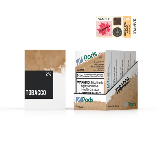 Zpods Tobacco 20mg