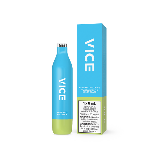Vice 2500 Blue Razz Melon Ice 20mg/mL disposable