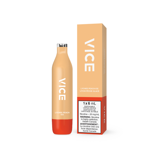 Vice 2500 Lychee peach ice 20mg/mL disposable