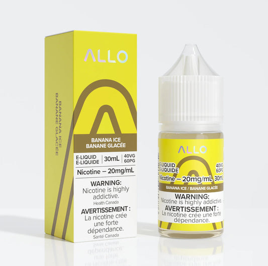 Allo e-liquid banana ice 20mg/ml 30mL