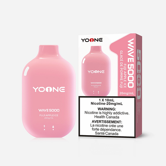 Yoone wave 5000 Fuji apple ice 20mg/mL disposable