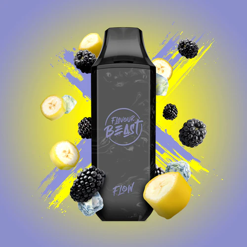 Flavour Beast Flow 4000 Blazin banana blackberry ice 20mg/mL disposable