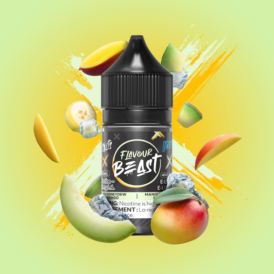 Flavour beast e-liquid Hip honeydew mango iced 10mg - 30ml