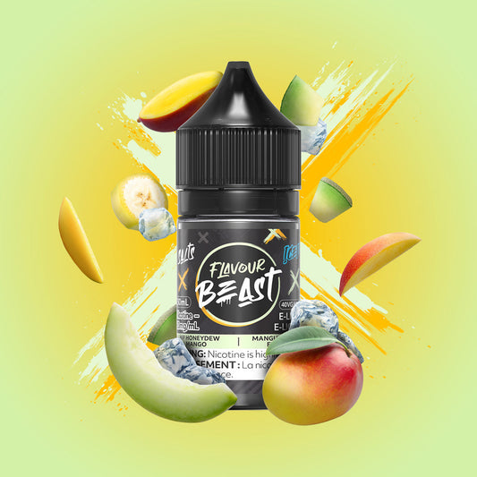 Flavour beast e-liquid Hip honeydew mango iced 10mg - 30ml