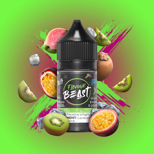 Flavour beast e-liquid Kewl Kiwi Passionfruit Iced 10mg - 30ml