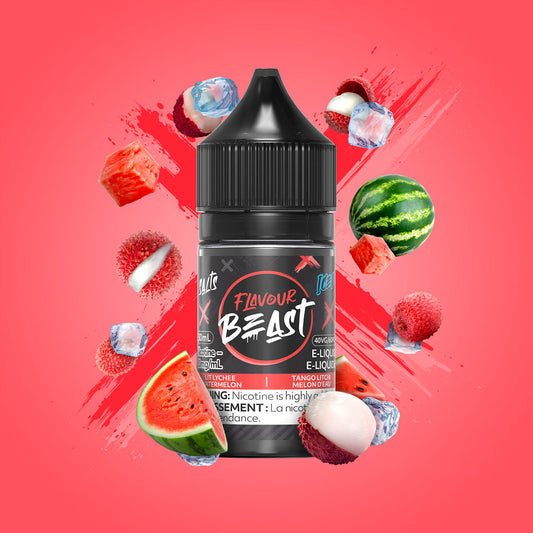 Flavour beast e-liquid Lit Lychee Watermelon Iced 10mg - 30ml