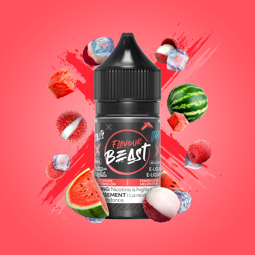 Flavour Beast E-Liquid Lit Lychee Watermelon Iced 20mg - 30ml (Provincial)